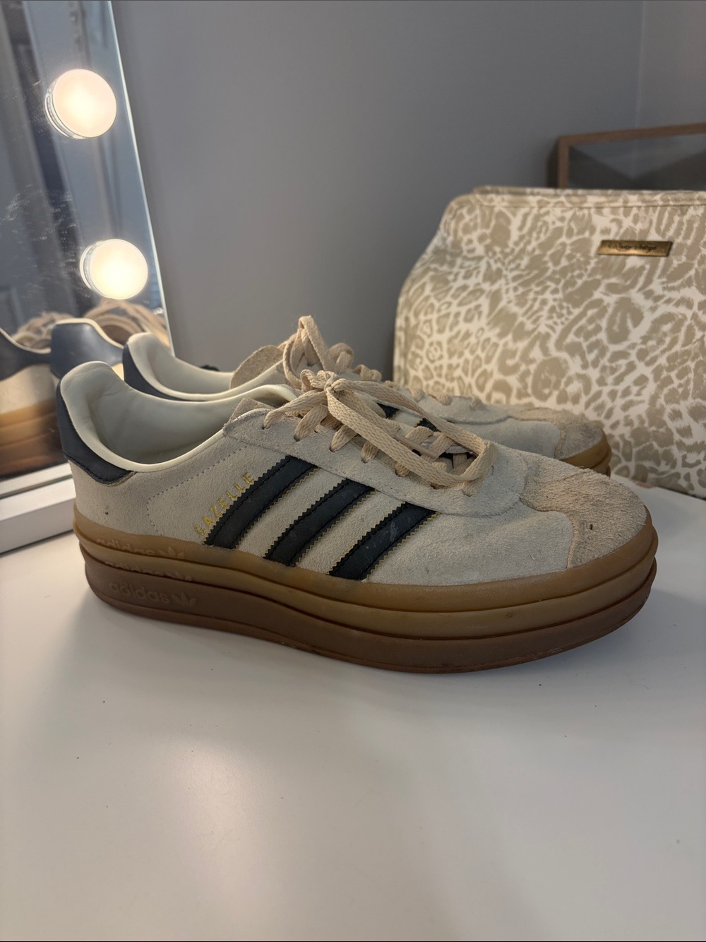 adidas gazelle bold platform sneakers